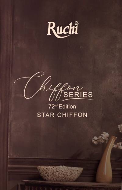 Star Chiffon 72nd Edition By Ruchi Sarees Fancy Chiffon Saree Collection